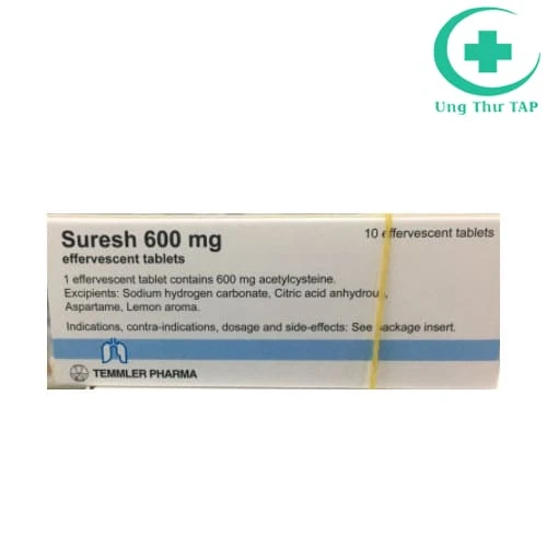 Suresh 600mg Temmler pharma - Điều trị các bệnh lý đường hô hấp