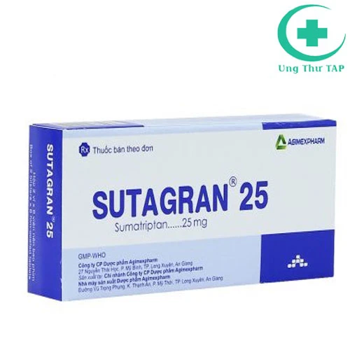 Sutagran 25 - Thuốc điều trị đau nửa đầu cấp mà mạn tính