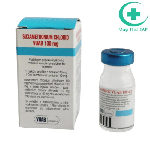  Suxamethonium chlorid VUAB 100mg - Thuốc giãn cơ hiệu quả