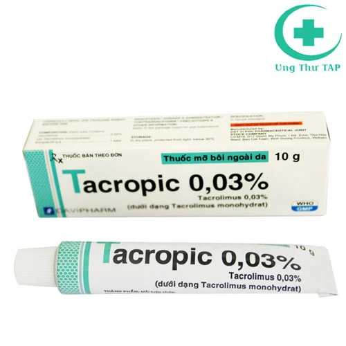 Tacropic 0,03% - Thuốc điều trị trị viêm da cơ địa của Davipharm