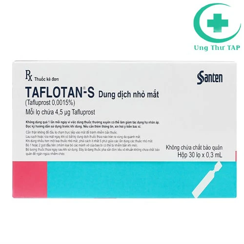 Taflotan-S 0,3ml- Dung dịch giảm áp lực nội nhãn cao của Nhât Bản