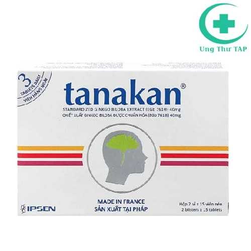 Tanakan 40mg - Thuốc điều trị suy giảm trí nhớ, kém tập chung