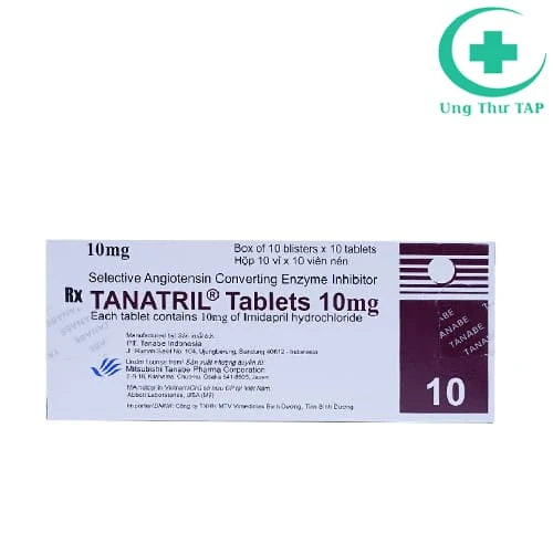 Tanatril 10mg P.T.Tanabe - Thuốc điều trị tăng HA hiệu quả