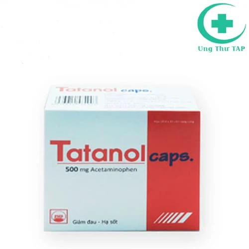 Tatanol Caps 500mg Pymepharco (viên nang) - Giảm đau, hạ sốt