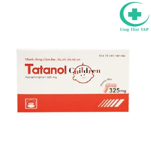 Tatanol children 325mg Pymepharco - Thuốc giảm đau, hạ sốt