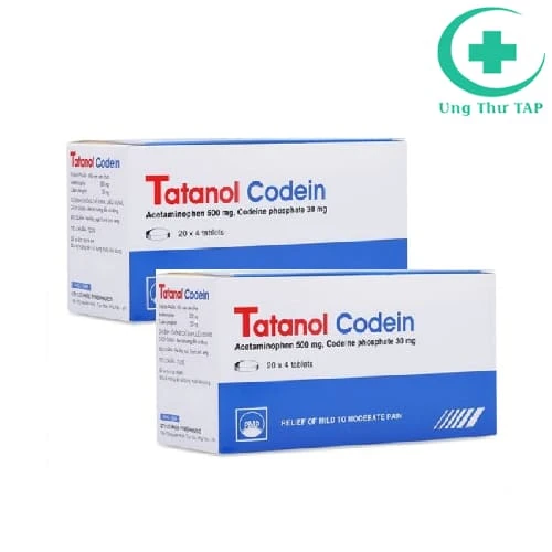 Tatanol codein - Thuốc gảm đau thắt lưng, đau đầu hiệu quả