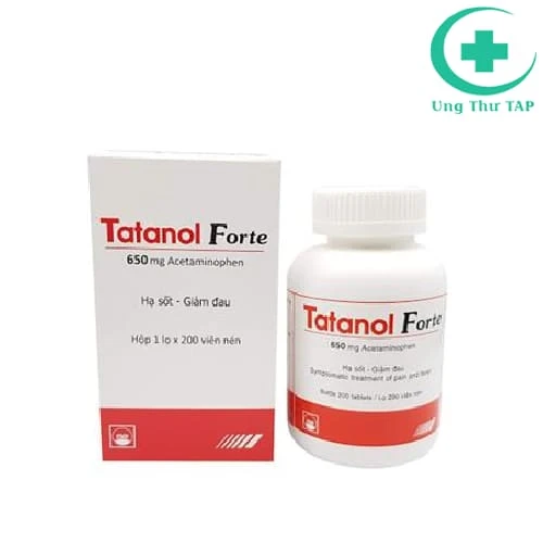 Tatanol Forte 650mg Pymepharco (200 viên) - Thuốc giảm đau