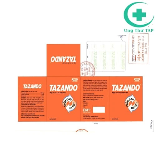 Tazando hộp 10v/10viên - Thuốc giảm đau, hạ sốt của Hà Tây