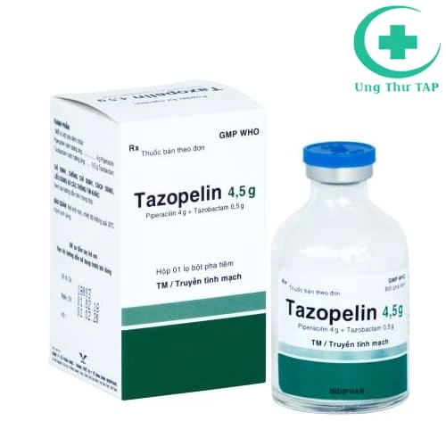 Tazopelin 4,5g - Thuốc điều trị nhiễm khuẩn nặng của Bidiphar