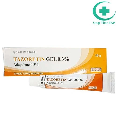 Tazoretin Gel 0.3% - Thuốc điều trị tại chỗ mụn trứng cá
