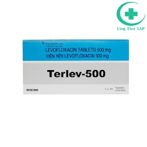 Terlev 500 - Thuốc điều trị nhiễm do vi khuẩn nhạy cảm