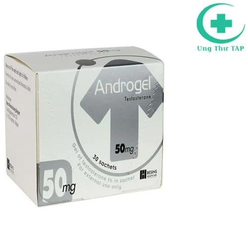 Androgel Gel 50mg 30's - Bổ sung hooc môn Testosterone an toàn
