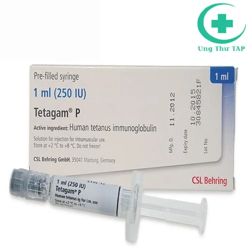 Tetagam P 250UI CSL Behring - Huyết thanh phòng bệnh uốn ván 