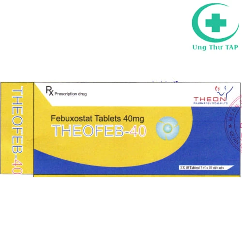 Theofeb-40 - Thuốc điều trị bệnh gout hiệu quả của India