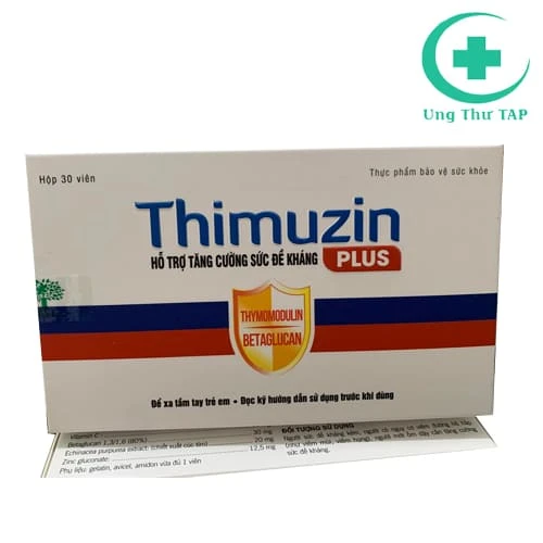 Thimuzin Plus - Thực phẩm tăng cường hệ miễn dịch của Tanapharm