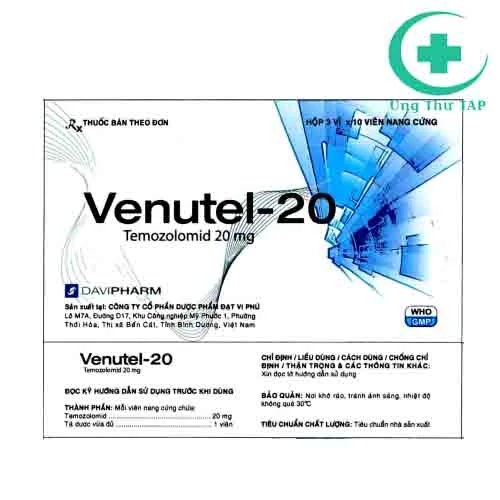 Venutel-20 - Thuốc điều trị các khối U hiệu quả của Davipharm