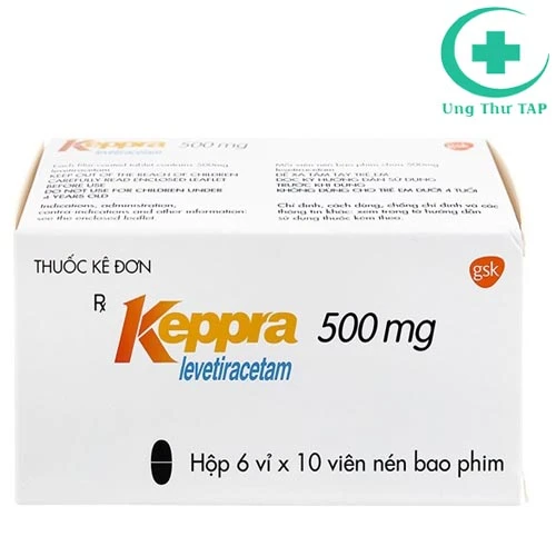 Keppra 500mg GSK - Thuốc điều trị động kinh,co giật của Bỉật của UCB Pharma SA - Bỉ