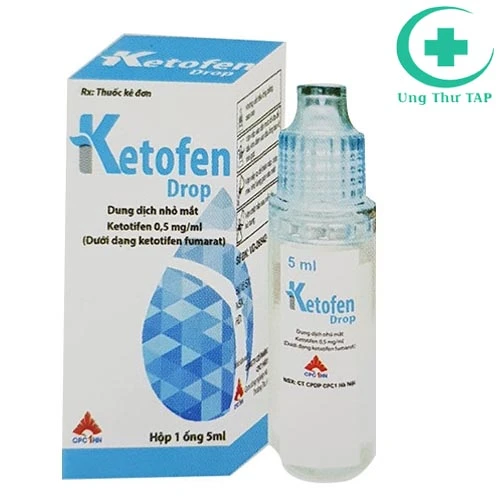 Ketofen-Drop - Thuốc kháng sinh nhỏ mắt của Dược CPC1