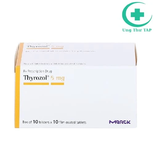 Thyrozol 5mg - Thuốc điều trị cường giáp hiệu quả 