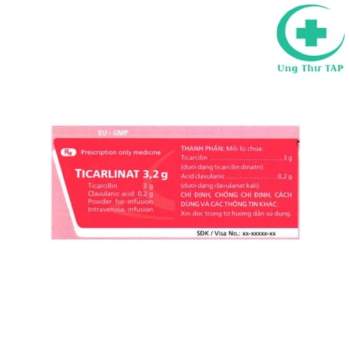 Ticarlinat 3,2g - Thuốc điều trị nhiễm khuẩn của Imexpharm