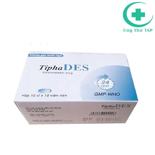 Tiphades 5mg Tipharco - Thuốc điều trị viêm mũi dị ứng