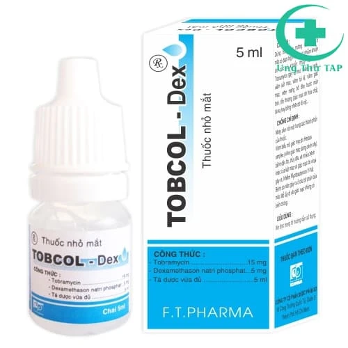 Tobcol - dex - Thuốc điều trị tại chỗ bệnh viêm mắt