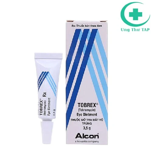 Tobrex Eye Ointment 3,5g Alcon - Điều trị nhiễm khuẩn mắt