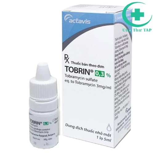 Tobrin 0.3% - Thuốc điều trị viêm kết mạc, viêm tuyến lệ