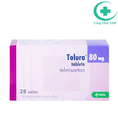 Tolura 80mg Krka - Thuốc điều trị tăng HA vô căn hiệu quả