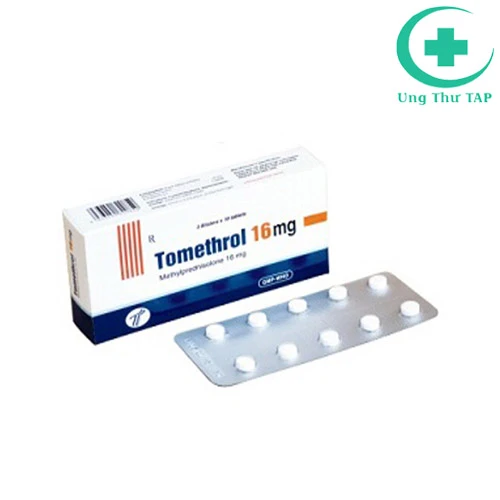 Tomethrol 16mg - Điều trị viêm khớp dạng thấp, hen phế quản