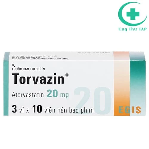 Torvazin 20mg - Thuốc phòng ngừa bệnh tim mạch của Hungary