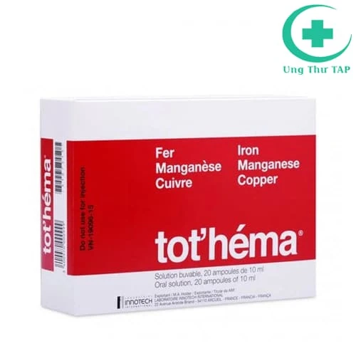 Tot'héma 10ml Innothera - Thuốc điều trị thiếu máu do thiếu sắt