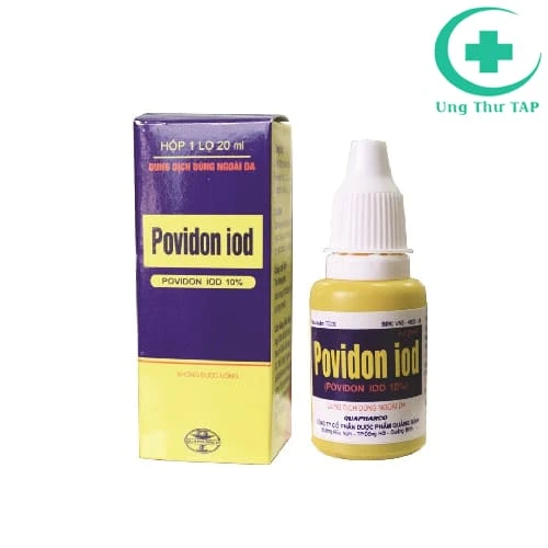 TP Povidon iod 10% 25ml - Dung dịch sát khuẩn tiện dụng