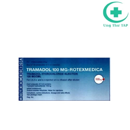 Tramadol 100mg - Rotexmedica  Thuốc điều trị đau hiệu quả