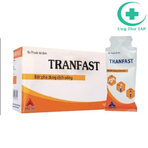 Tranfast - Thuốc bột pha dung dịch uống rửa đại tràng