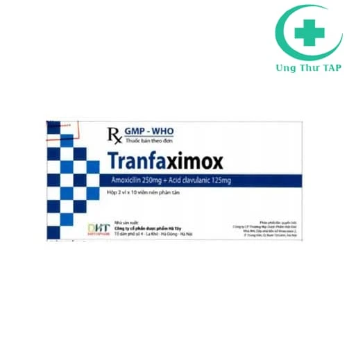 Tranfaximox - Thuốc điều trị viêm, nhiễm khuẩn hiệu quả