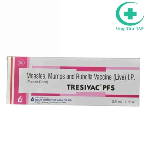 Tresivac PFS Serum Institute - Vaccine sởi, quai bị, rubella