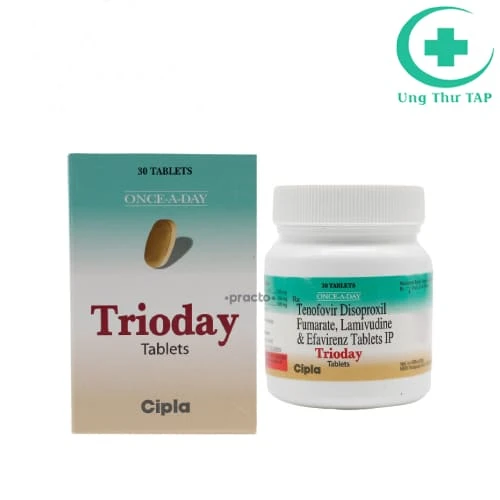 Trioday (Tablets) Cipla - Thuốc hỗ trợ điều trị nhiễm HIV-1