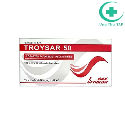 Troysar 50 Troikaa - Thuốc điều trị tăng HA hiệu quả của India