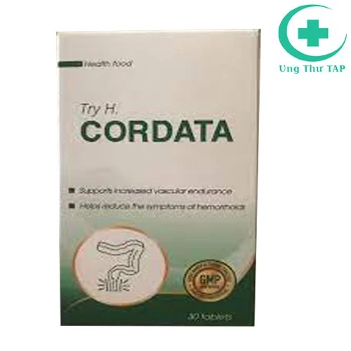 Try H. CORDATA - Viên uống hỗ trợ giảm triệu chứng bệnh trĩ