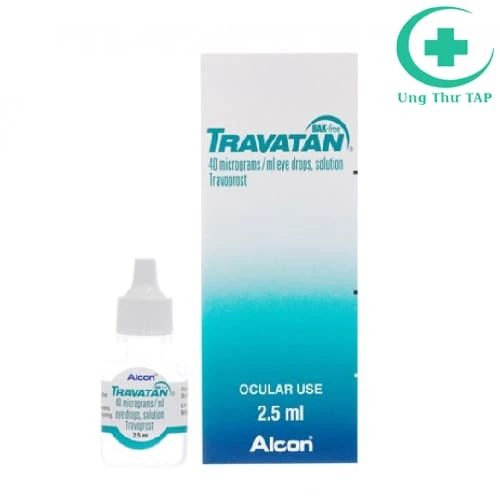 Travatan 2.5ml - Thuốc làm giảm nhãn áp hiệu quả của Bỉ