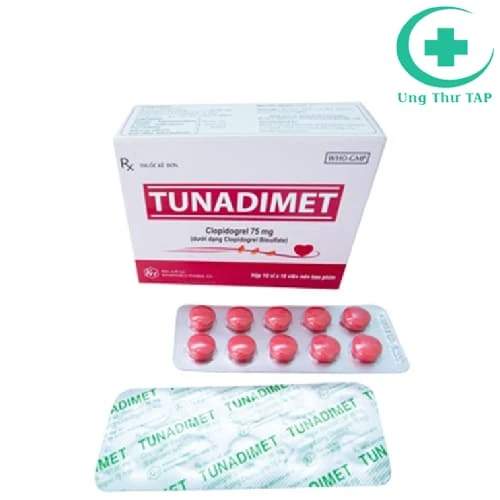 Tunadimet 75mg Khapharco - Thuốc trị xơ vữa động mạch