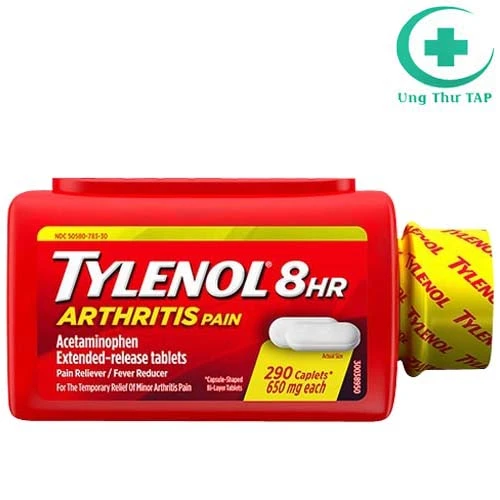 Tylenol 8Hr Arthritis Pain 650mg - Giúp giảm đau, hạ sốt hiệu quả