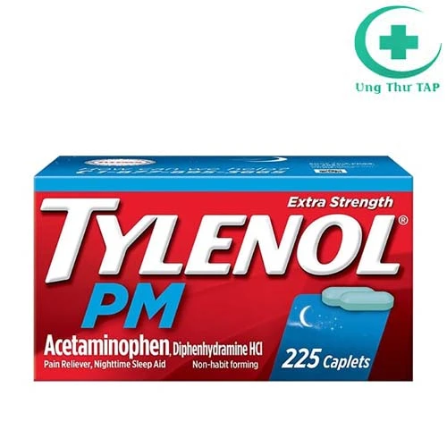 Tylenol Pm Extra Strength - Thuốc giảm đau hạ sốt và an thần