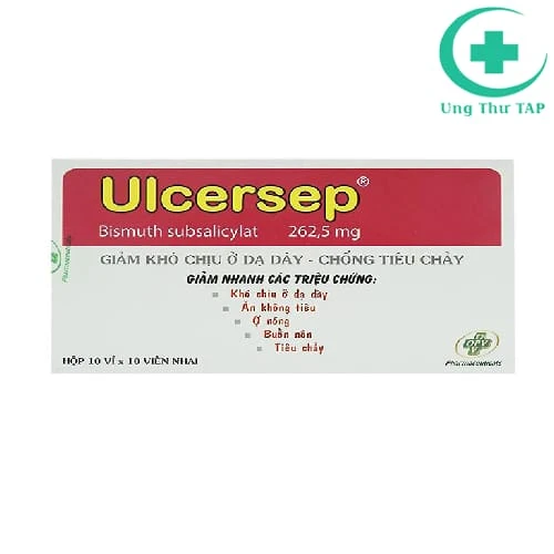 Ulcersep - Thuốc điều trị viêm loét dạ dày, tá tràng hiệu quả