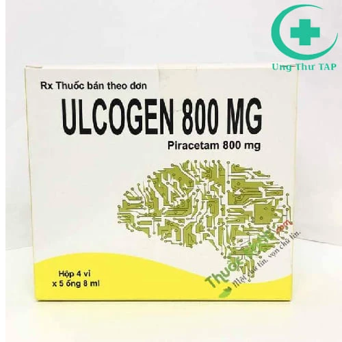 Ulcogen 800mg - Thuốc điều trị rung giật cơ nguồn gốc vỏ não