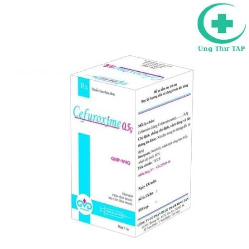 Cefuroxime 0,5g MD Pharco (tiêm) - Thuốc điều trị nhiễm khuẩn