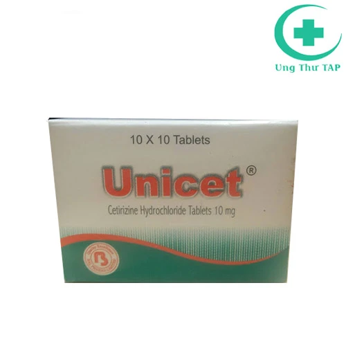 Unicet - Điều trị viêm mũi dị ứng, mề đay mạn tính hiệu quả