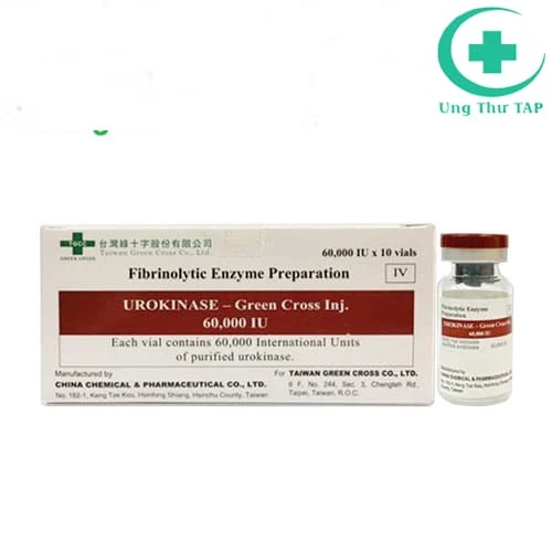 Urokinase-Green Cross Inj. 60.000IU CCPC - Làm tan huyết khối