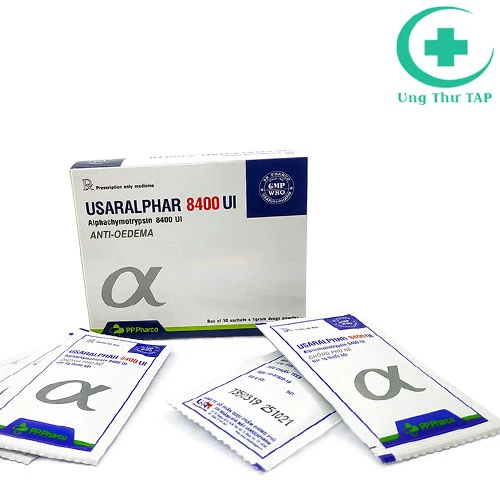 Usaralphar 8400 UI - Thuốc kháng viêm, giảm phù nề hiệu quả